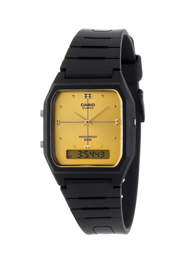 CASIO Men's Resin Analog & Digital Wrist Watch AW-48HE-9AVEF - 31 mm - Black  - Image 1
