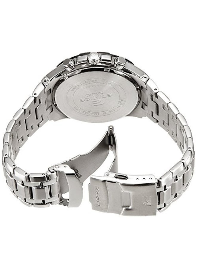 CASIO Men's Stainless Steel Chronograph Wrist Watch EF-539D-1AV - 49 mm - Silver - Image 2