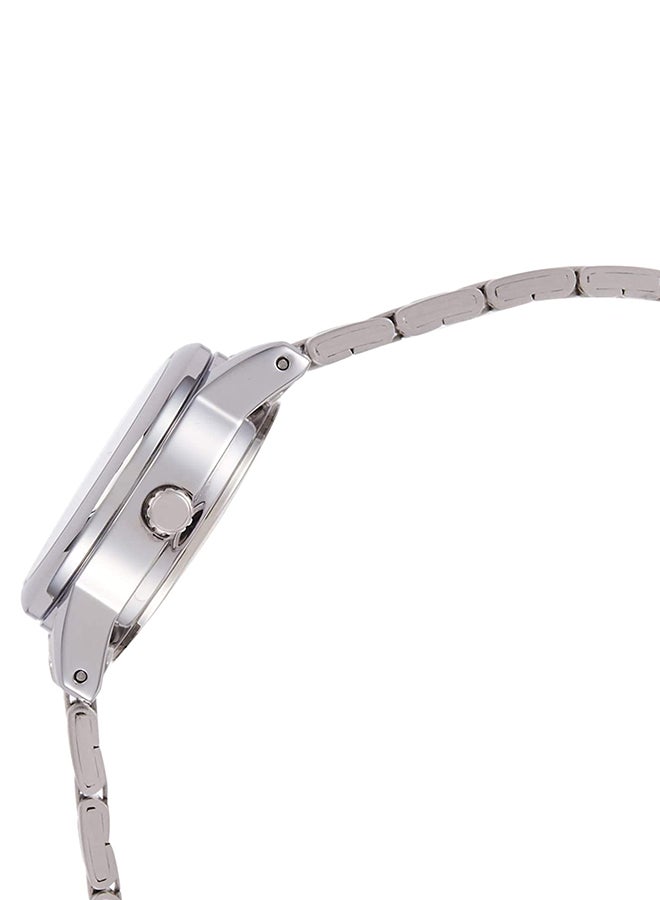 CASIO - Women's Water Resistant Stainless Steel Analog Wrist Watch LTP-V002D-2BUDF - 25 mm - Silver - Image 1