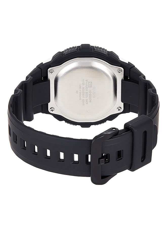 CASIO Men's Resin BAnd Digital Watch AE-2000W-1AVDF - 52 mm - Black - Image 2