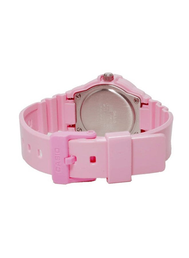 CASIO Women's Rubber BAnd Analog Watch LRW-200H-4B2DF - 34 mm - Pink - Image 2
