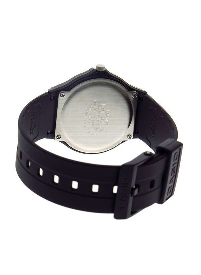 كاسيو ساعة يد بعقارب وسوار من الراتنج - طراز MW59-1BV للرجال - Image 2