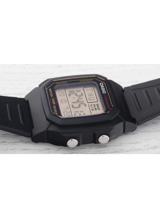 CASIO Men's Resin Digital Watch W-800HG-9AVEF - Image 3
