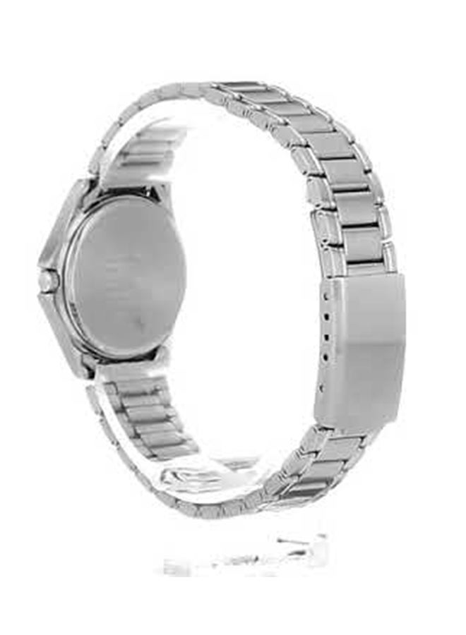 كاسيو ساعة يد بعقارب وسوار من الإستانلس ستيل طراز LTP-1183A-7A - قياس 29 مم - لون فضي للنساء - Image 2