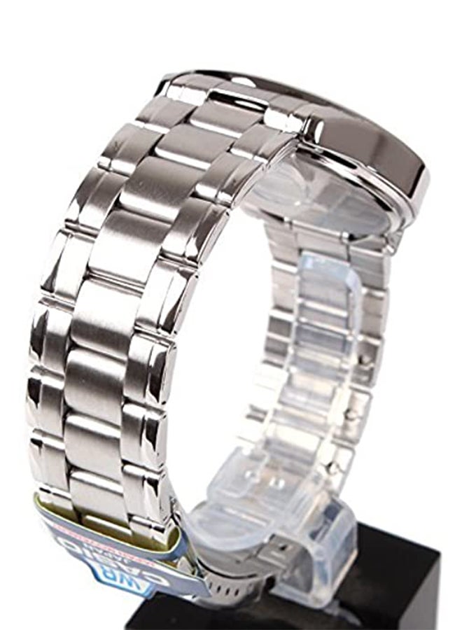 كاسيو ساعة يد بعقارب وسوار من الإستانلس ستيل طراز LTP-1215A-1A2DF مقاس 28 مم - لون فضي للنساء - Image 2