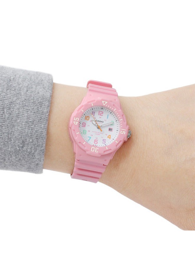 CASIO - Girls' Resin Analog Watch LRW-200H-4B2 - 34 mm - Pink - Image 1