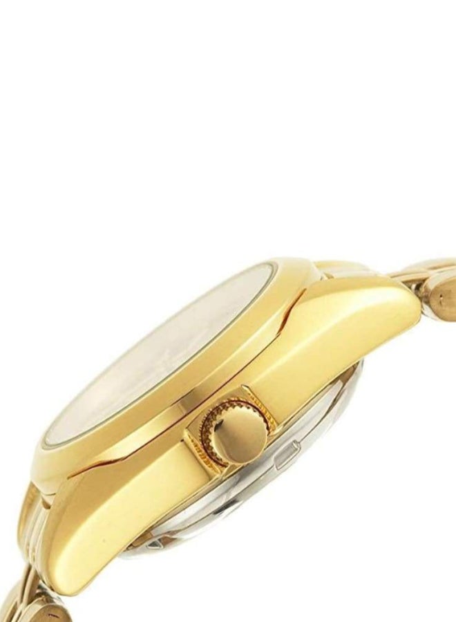 Seiko - Women's Round Shape Stainless Steel Analog Wrist Watch 25 mm - Gold - SYMA38J1 - Image 1