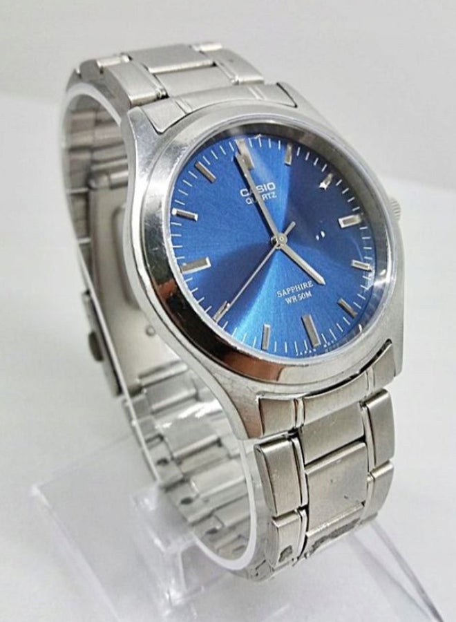 CASIO Men's Enticer Water Resistant Stainless Steel Analog Watch MTP-1183A-2 - Image 4