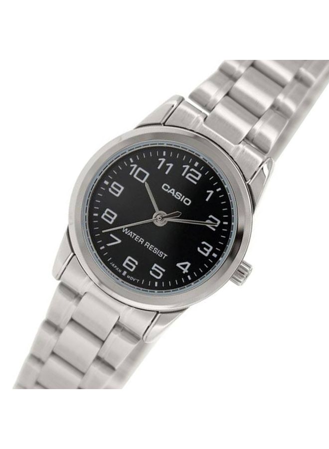 كاسيو ساعة يد بعقارب مقاومة للماء طراز LTP-V001D-1 - مقاس 25 مم - لون فضي للنساء - Image 5
