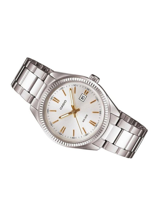 CASIO Men's Water-Resistant Stainless Steel Analog Watch Mtp-1302D-7A2VDF - 39 mm - Silver - Image 4