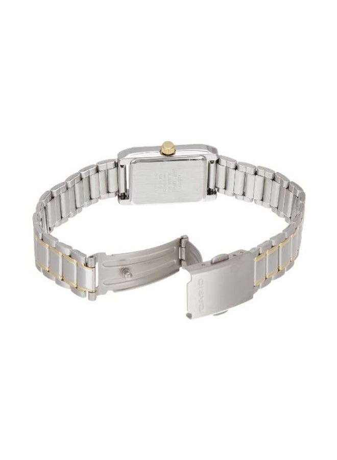CASIO - Women's Analog Dress Watch-LTP-1235SG-7ADF - 21 mm - Silver/Gold - Image 1