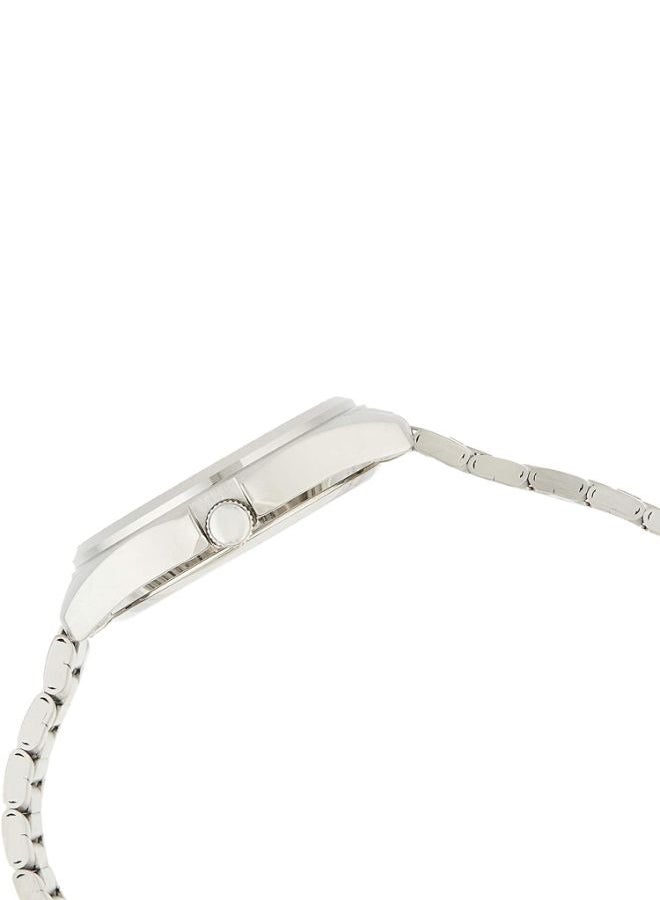 كاسيو ساعة يد بعقارب وسوار من الإستانلس ستيل طراز MTP-1183A-1ADF - قياس 42 مم - لون فضي للرجال - Image 3