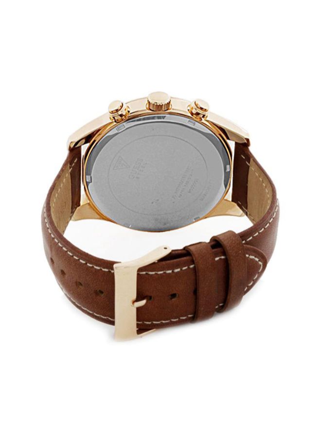 GUESS Men's Leather Analog Wrist Watch W0500G1 - Image 2