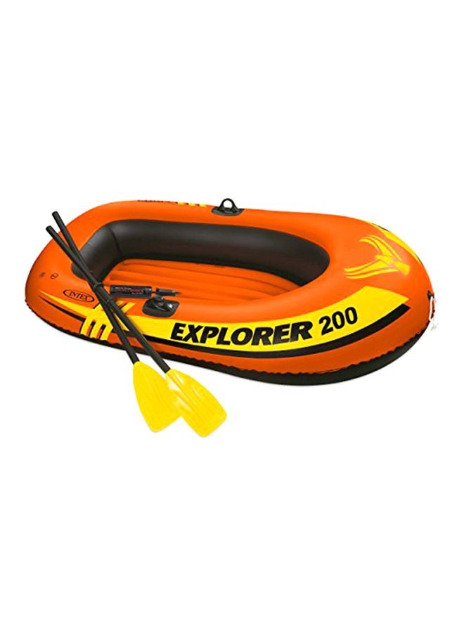 INTEX Explorer 200 2-Person Inflatable Boat - Image 1