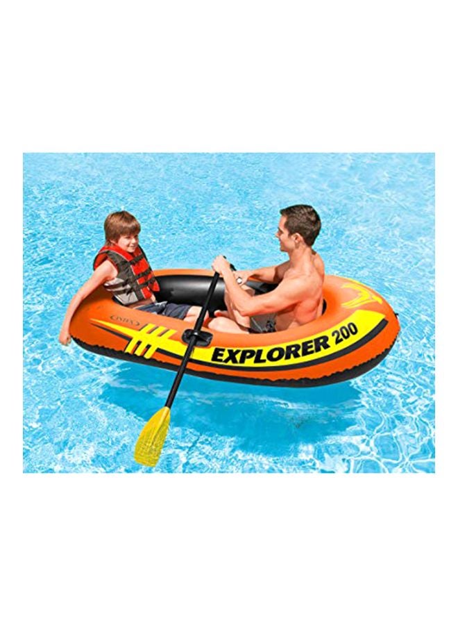 INTEX Explorer 200 2-Person Inflatable Boat - Image 4