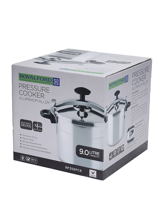 Royalford - Aluminium Pressure Cooker Silver Silver - Image 1