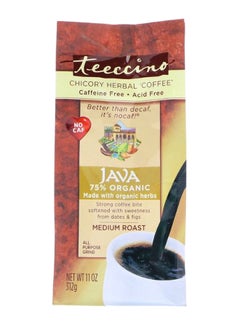 teeccino Java Medium Roast Chicory Herbal Coffee 11ounce 