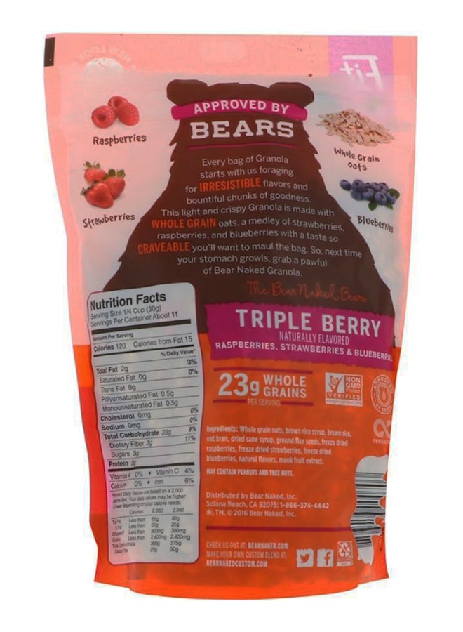 bear naked Triple Berry Fit Granola 340grams - Image 2