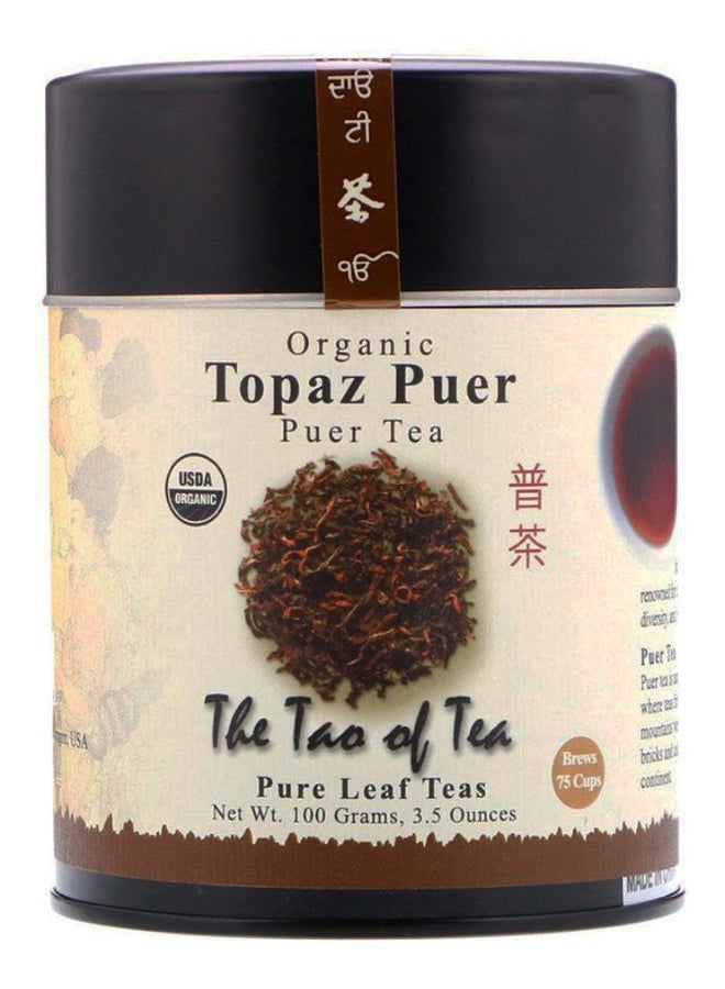 The Tao of Tea - Organic Topaz Puer Tea 3.5ounce - Image 1