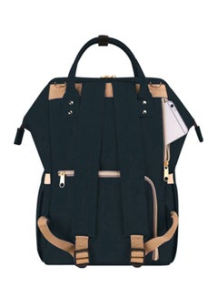 Sunveno Printed USB Diaper Bag Backpack With Large Capacity, Multifunction, Travel Backpack - Black  - Image 2