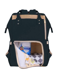 Sunveno Printed USB Diaper Bag Backpack With Large Capacity, Multifunction, Travel Backpack - Black  - Image 3