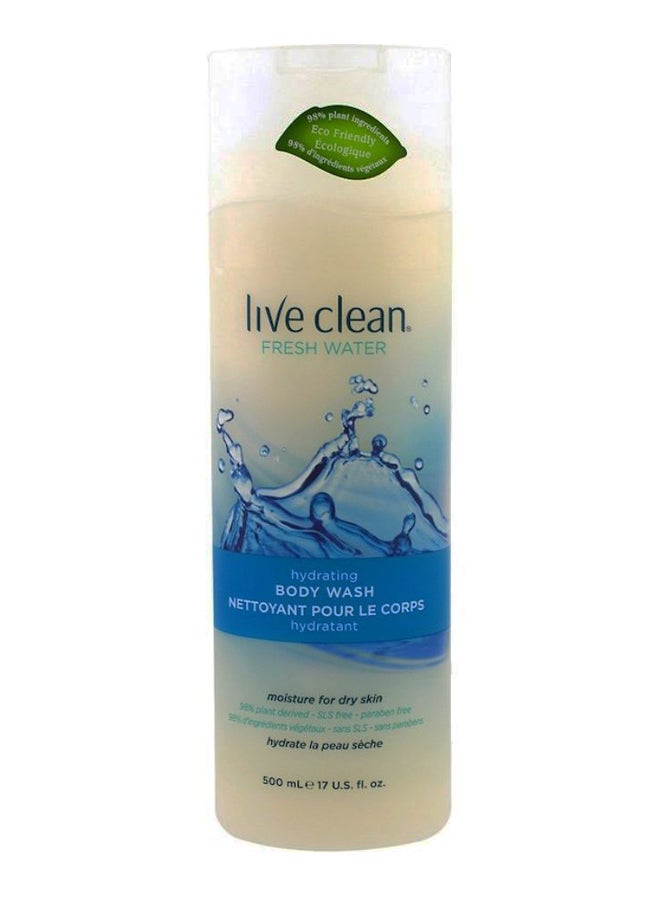 Live Clean Fresh Water Hydrating Body Wash - Image 1