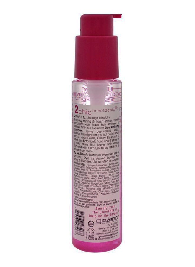 2 Chic Cherry Blossom And Rose Petals Silkening Hair Serum
