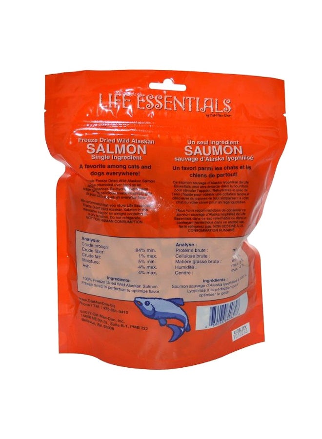 كات-مان-دو سلمون ألاسكا البري المجفف والمجمد من لايف إسينشالز بني - Image 2