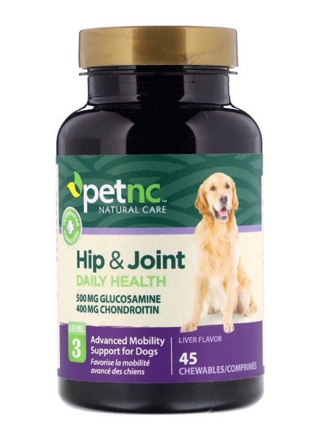 petnc NATURAL CARE Liver Level Hip And Joint Level 3 - 45 Chewables  - Image 1