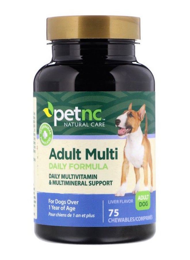 petnc NATURAL CARE Liver Flavour Adult Multi Daily Formula - 75 Tablets  - Image 1
