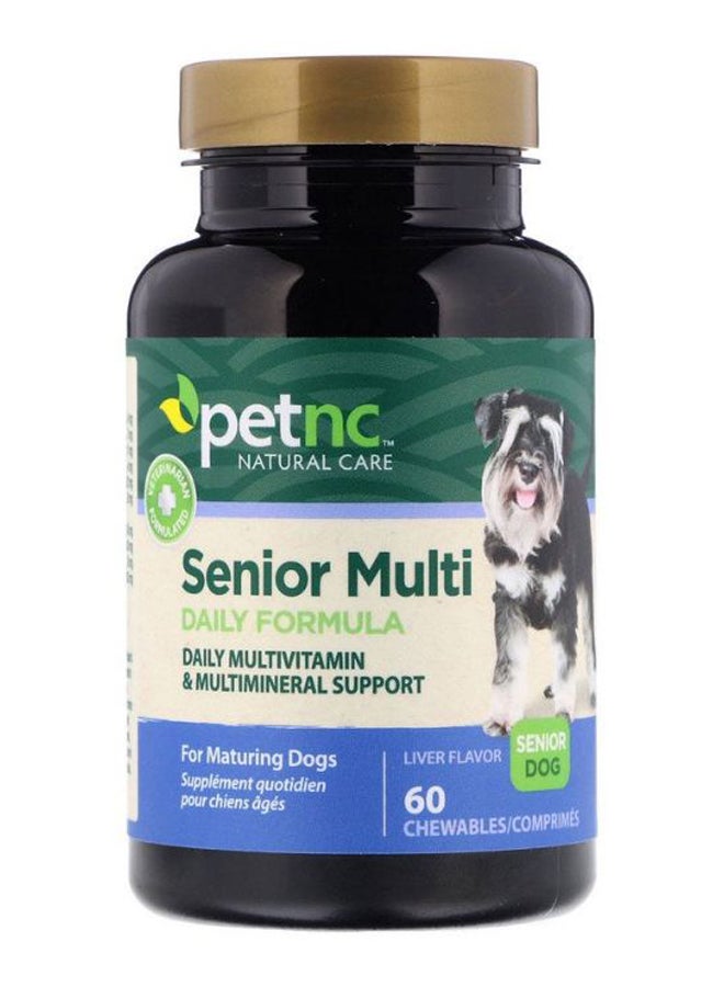 petnc NATURAL CARE Liver Flavor Senior Multi Daily Formula - 60 Chews  - Image 1