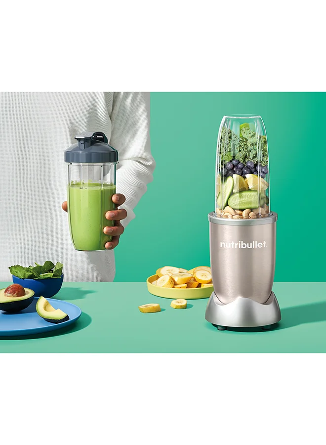 نوتري بوليت طقم خلاط احترافي وعالي السرعة من 12 قطعة بقدرة 900 وات 700 ml 900 W NB9-1212 ذهبي نحاسي