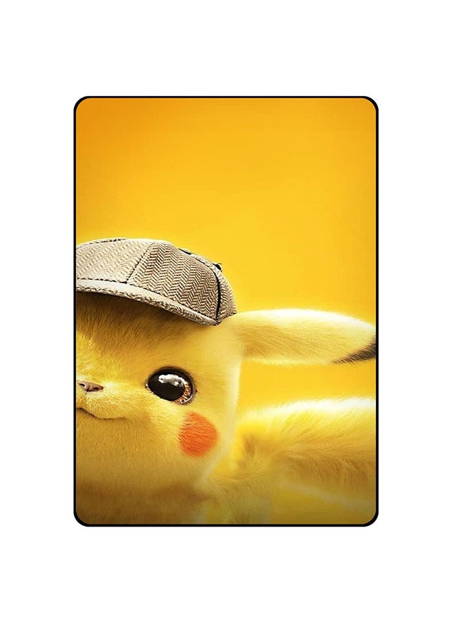 غطاء حماية لجهاز أبل آي باد برو (2020) قياس 12.9 بوصة أصفر/بني