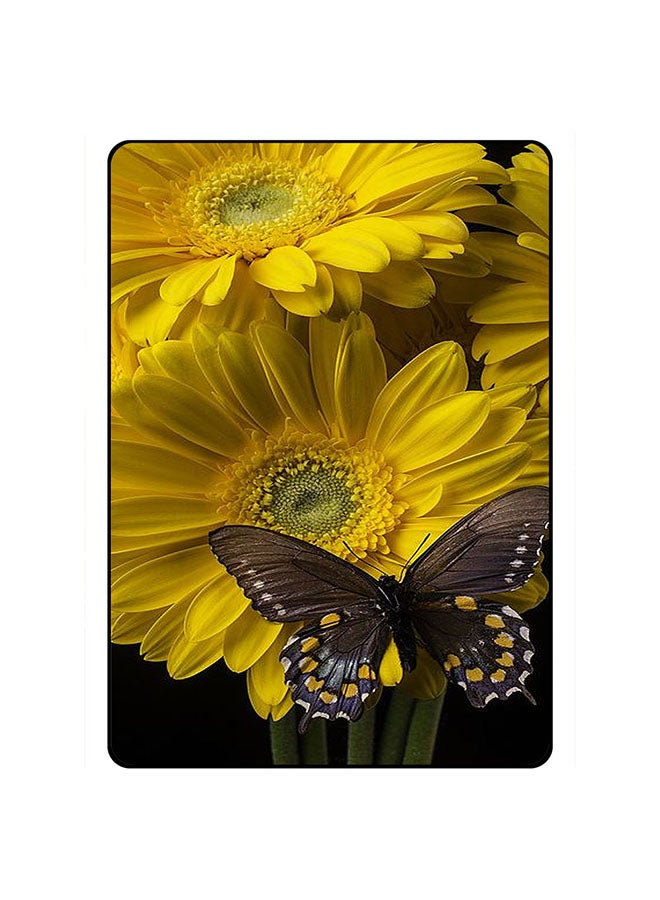 Protective Case Cover For Apple iPad Pro (2020) 12.9-Inch Black/Yellow