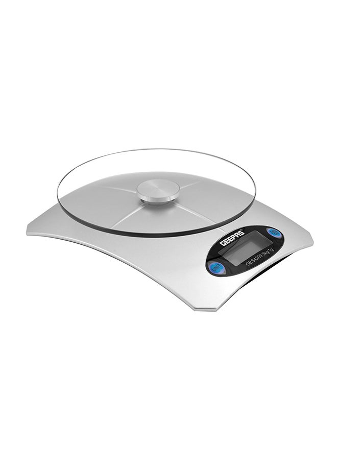 GEEPAS Portable Digital Kitchen Scale 5Kg White - Image 2