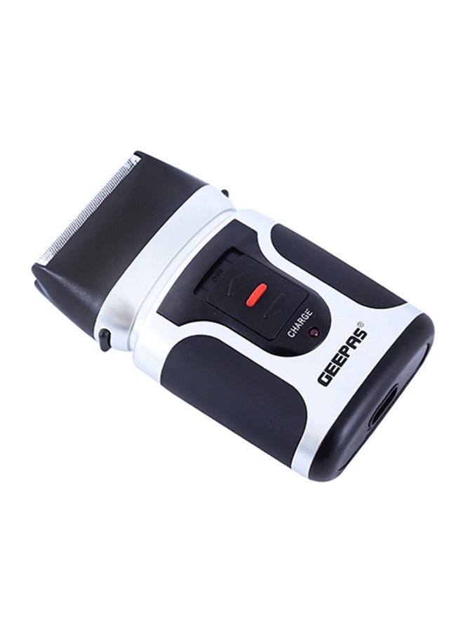 GEEPAS Double-Head Washable Travel Shaver For Men With Ultra-Precise Blade Ergonomic Design, Lightweight, Compact And Portable Design Black/Grey  - Image 2