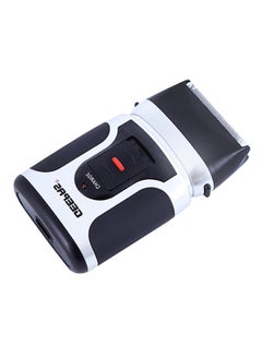 GEEPAS Double-Head Washable Travel Shaver For Men With Ultra-Precise Blade Ergonomic Design, Lightweight, Compact And Portable Design Black/Grey  - Image 3