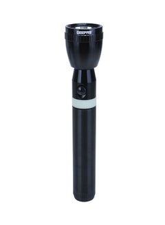 GEEPAS Rechargeable LED Flashlight 287mm- Hyper Bright White with 4-5 Hours Working Rechargeable & High Capacity Battery, Hyper Bright & Tough | Ideal for Patrolling, Trekking, Emergency Power Cut Black 287mm  - Image 4