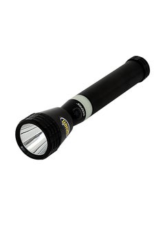 GEEPAS Rechargeable LED Flashlight Aluminium Torch /3000mAh Battery /Ideal for Campaigning, Trekking, Outdoor Activities Black 242mm  - Image 2