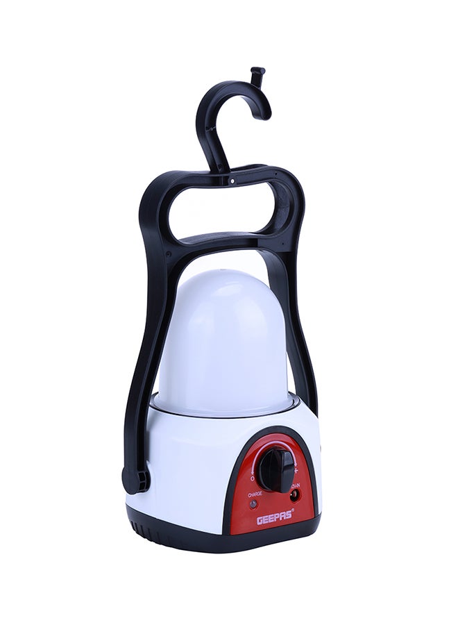 GEEPAS - Rechargeable Camping Lantern, 48 Pcs LED Light Dimmer Function - 360 Degree Rotation - Portable, Lightweight, Carry Handle | 2 years warranty White/Red/Black - Image 1