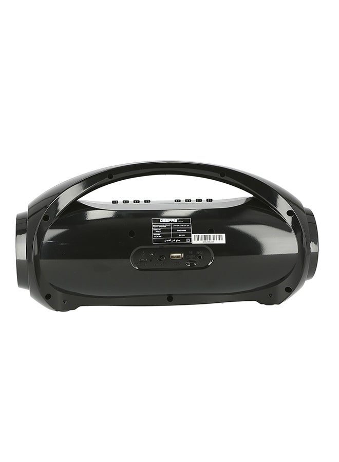 GEEPAS - Rechargeable Bluetooth Speaker Black - Image 1