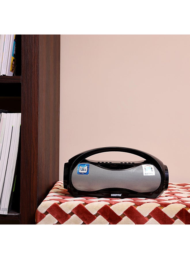 GEEPAS - Rechargeable Bluetooth Speaker Black - Image 1