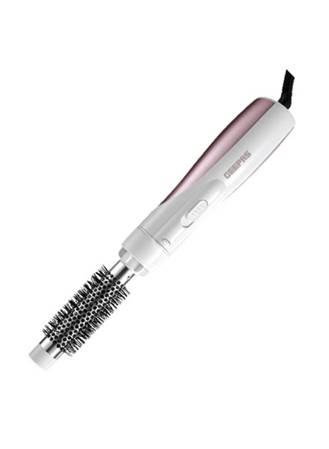 6 In 1 Hair Styler With 1 Speed, 3 Heat Setting, Cool Mode, 360 Degree Swivel Cord, Ionic Function, hanging Loop White