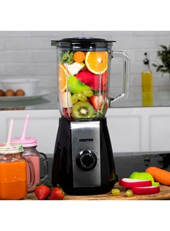 GEEPAS Kitchen High Speed Blender With Stainless Steel Cutting Blades 1.5L 600W 1.5 L 600 W GSB44022UK Silver/Black  - Image 5