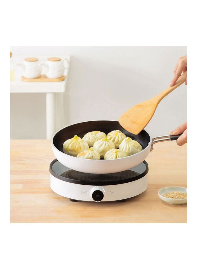 Xiaomi Youpin Non-Stick Frying Pan With Lid White/Black 47x5.2cm - Image 5