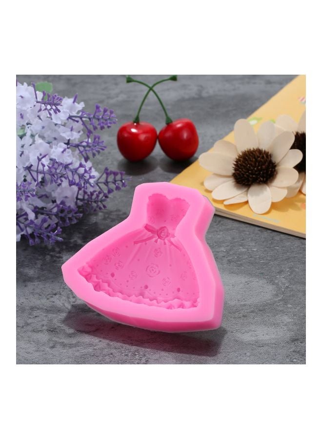 Princess Dress Silicone Mould Pink 12centimeter  - Image 5
