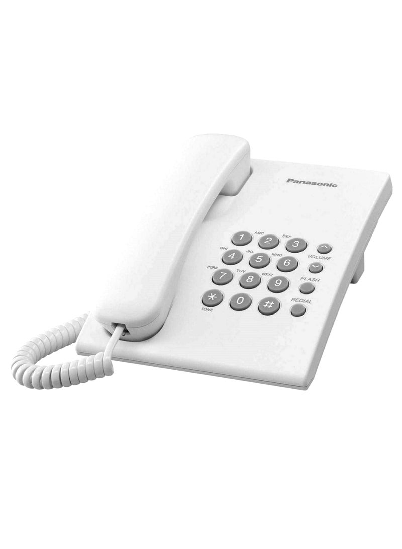 Panasonic Single Line Corded Telephone White/Grey - Image 1
