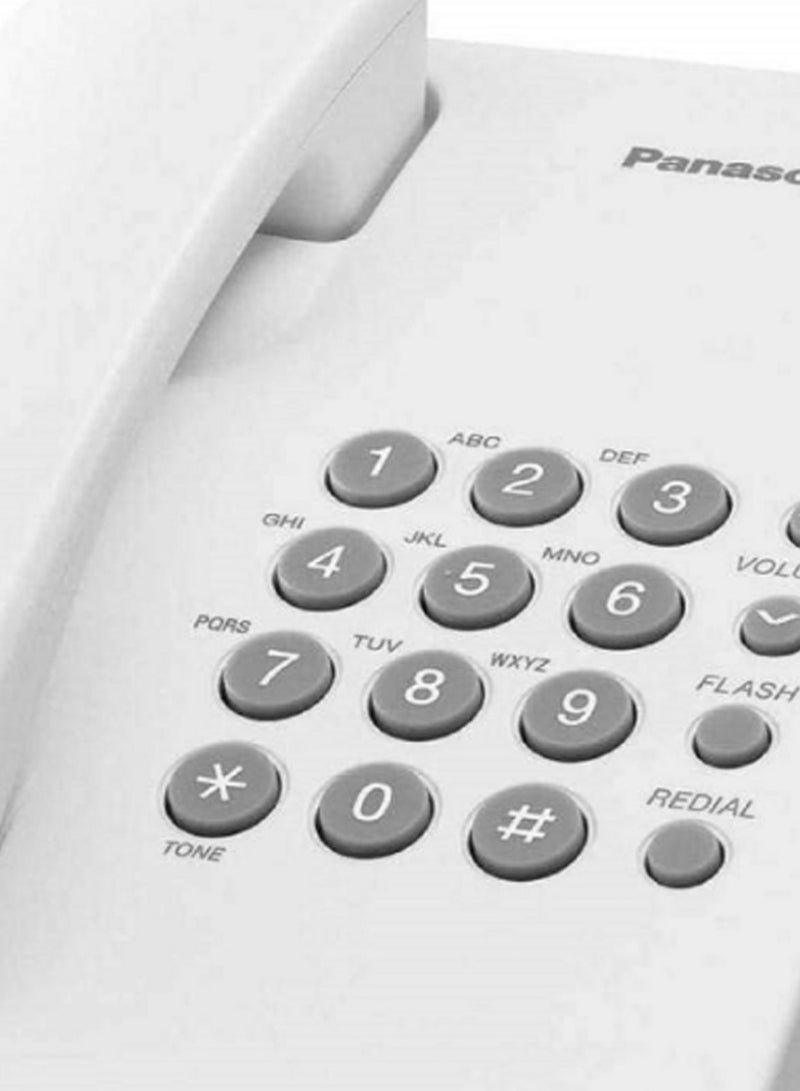 Panasonic Single Line Corded Telephone White/Grey - Image 2