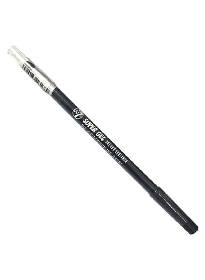 W7 Super Gel Deluxe Eyeliner Pencil Black  - Image 1