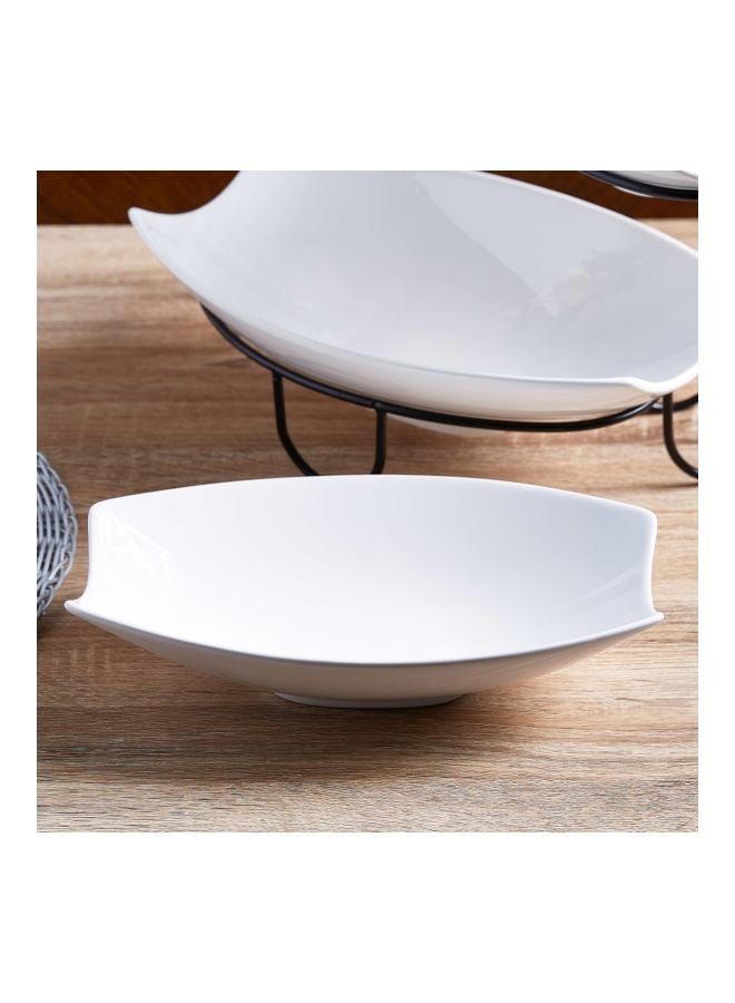 Home Box - 4-In-1 Platter Set With Stand White/Black - Image 1